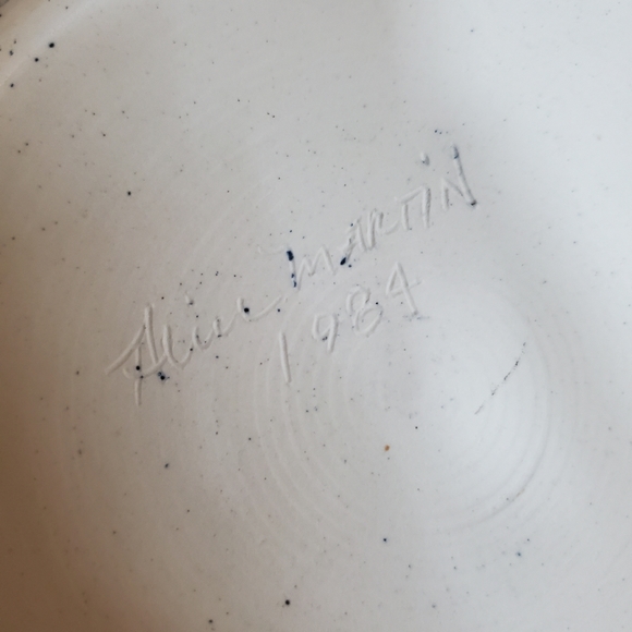 Vintage Alice Martin Clay Studio Wall Plate - Picture 4 of 4